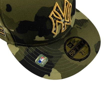 NY CAMO NEW ERA CAP
