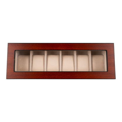 WOODEN CASE FOR 6 WATCHES