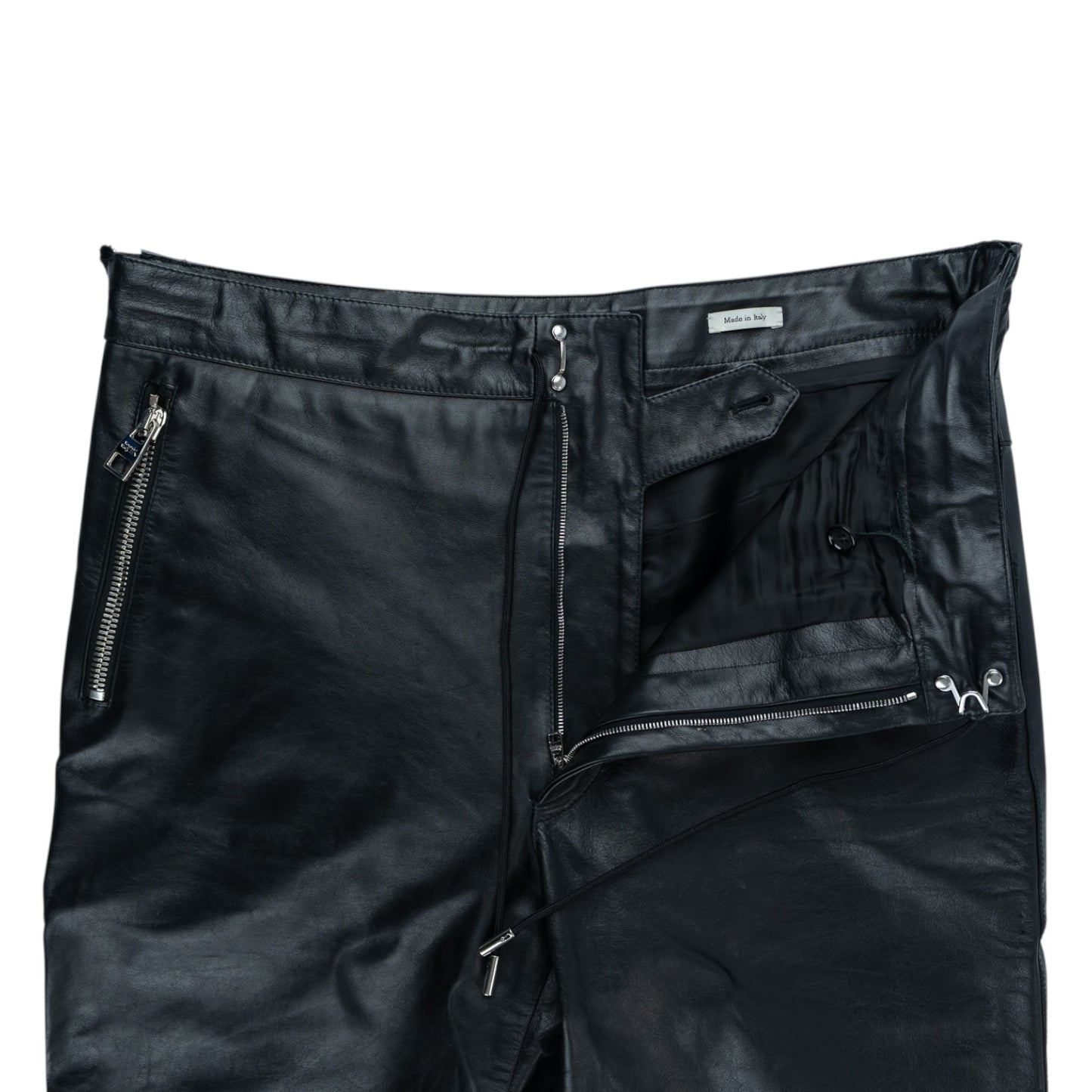 ALEXANDER MCQUEEN KOŽENÉ KALHOTY