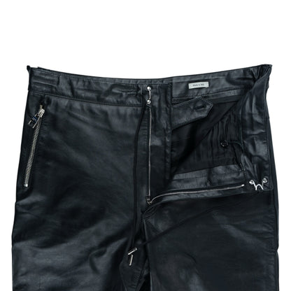 ALEXANDER MCQUEEN KOŽENÉ KALHOTY