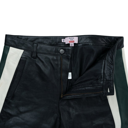 SUPREME MARTINE ROSE KOŽENÉ KALHOTY