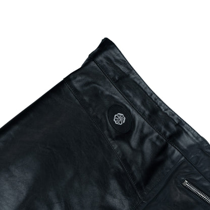 ALEXANDER MCQUEEN KOŽENÉ KALHOTY