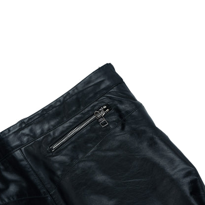 ALEXANDER MCQUEEN KOŽENÉ KALHOTY
