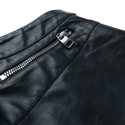 ALEXANDER MCQUEEN KOŽENÉ KALHOTY