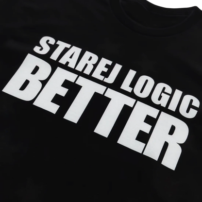 STAREJ LOGIC BETTER BLACK TEE