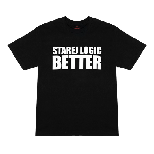 STAREJ LOGIC BETTER BLACK TEE