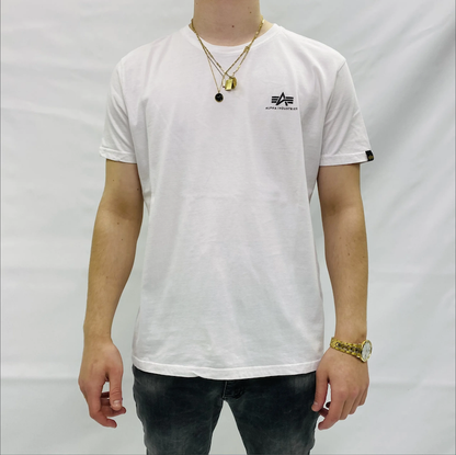 ALPHA INDUSTRIES BÍLÉ TRIKO