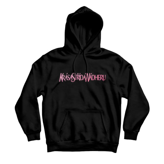 KSN DÁMSKÁ MIKINA NEON PINK GLITTER