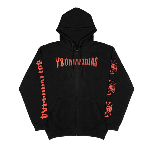YZO EUP RED ZIP UP HOODIE