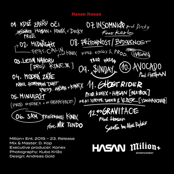 Zadní strana CD Hasan